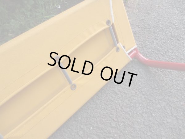 画像5: ヴィンテージ　レトロポップなジムベンチ黄（２）