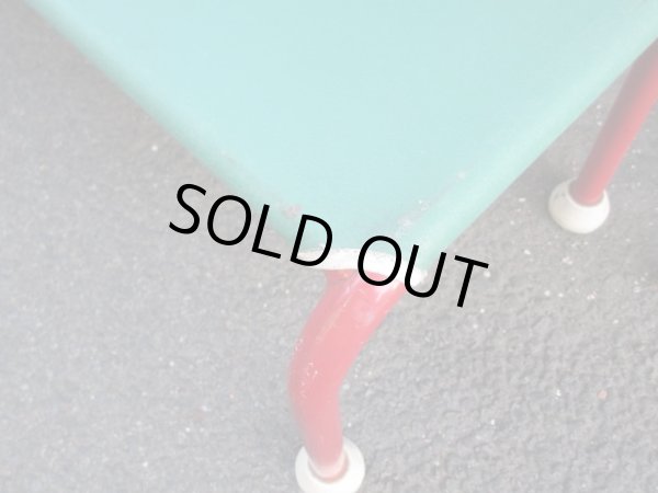 画像6: ヴィンテージ　レトロポップなジムベンチ緑（１）