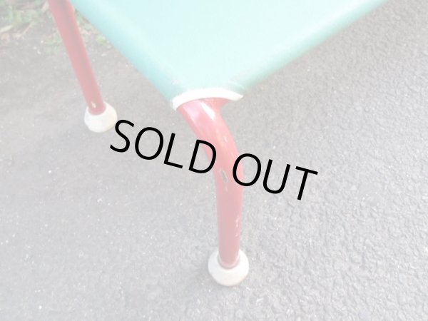 画像4: ヴィンテージ　レトロポップなジムベンチ緑（１）