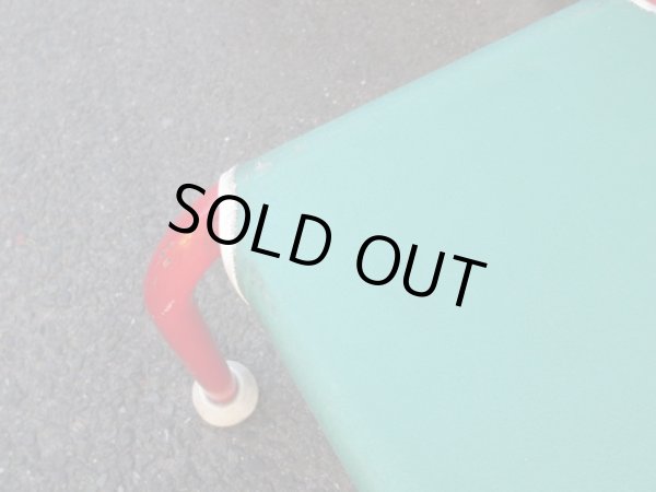 画像5: ヴィンテージ　レトロポップなジムベンチ緑（１）