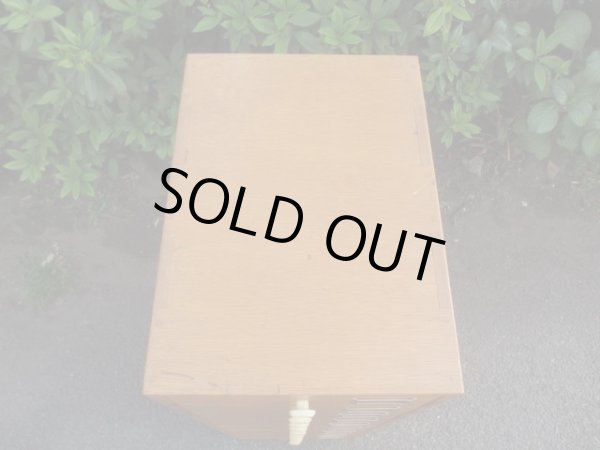 画像5: ヴィンテージ 木味の10杯引出し A4書類棚（１）