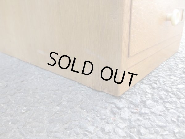 画像11: ヴィンテージ 木味の10杯引出し A4書類棚（２）