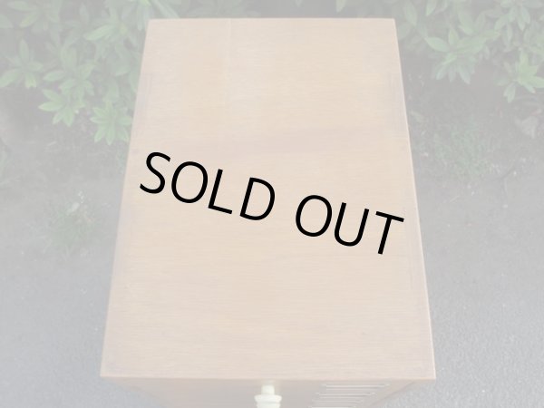 画像5: ヴィンテージ 木味の10杯引出し A4書類棚（２）