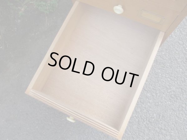 画像10: ヴィンテージ 木味の10杯引出し A4書類棚（１）