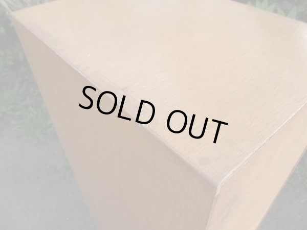 画像7: ヴィンテージ 木味の10杯引出し A4書類棚（１）