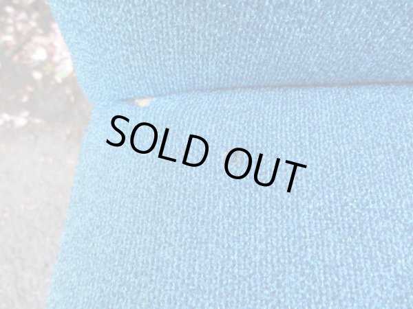 画像8: アンティーク ブルーの一人掛けソファ アームチェア（２）