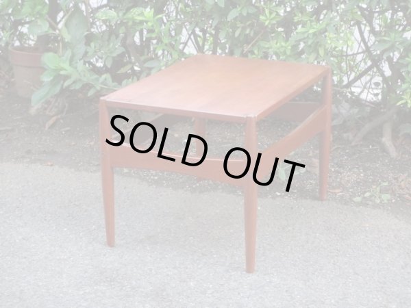 画像4: 古い北欧デザインのサイドテーブル (2)