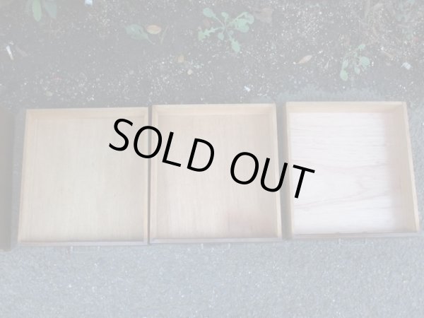 画像12: アンティーク 深い木味の7杯引出し ドロワー A4