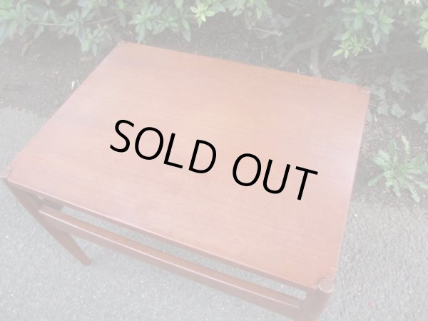 画像5: 古い北欧デザインのサイドテーブル (2)