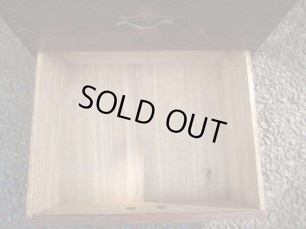 画像15: アンティーク　深い木味の5杯小引出し