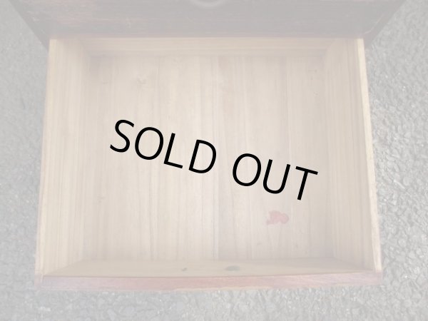 画像14: アンティーク　深い木味の5杯小引出し