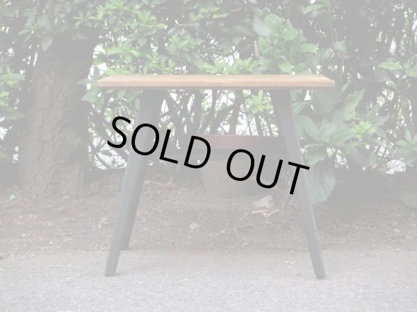 画像3: ヴィンテージ 木味 サイドテーブル