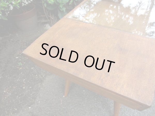 画像11: ヴィンテージ 枯れた木味のセンターテーブル