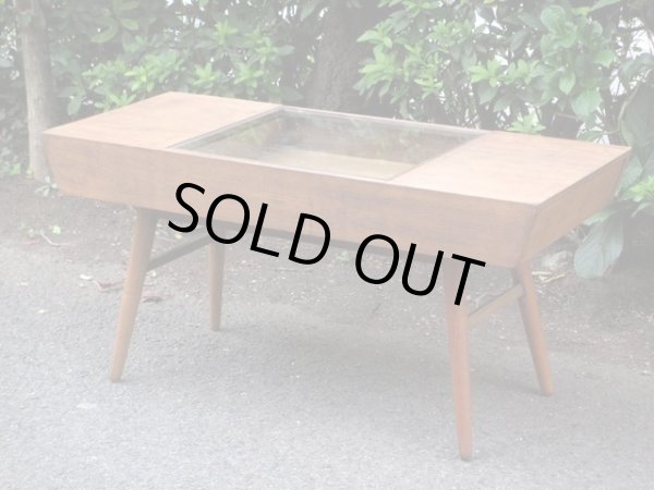 画像3: ヴィンテージ 枯れた木味のセンターテーブル