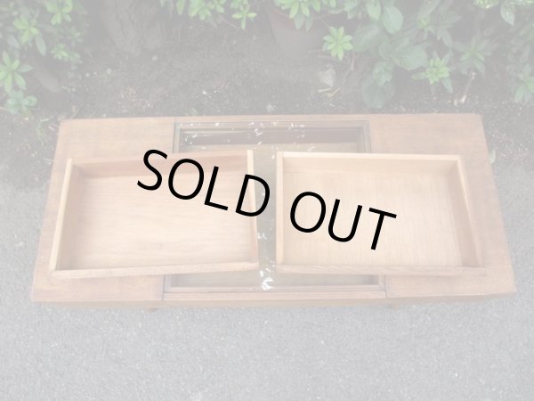 画像13: ヴィンテージ 枯れた木味のセンターテーブル