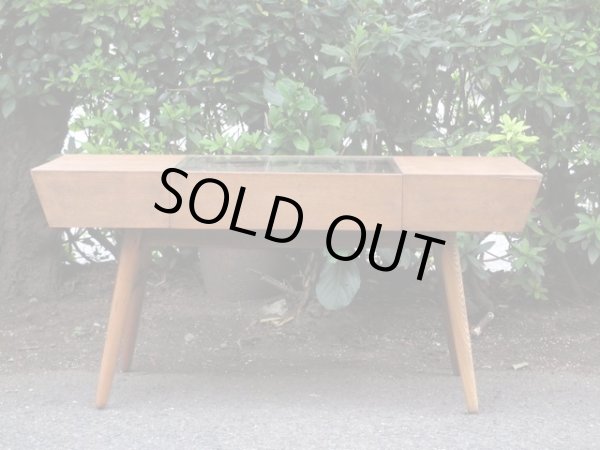 画像5: ヴィンテージ 枯れた木味のセンターテーブル