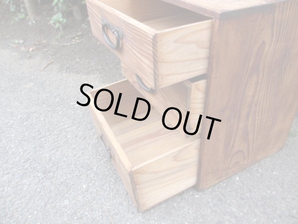 画像9: アンティーク　木味良い3杯引出し