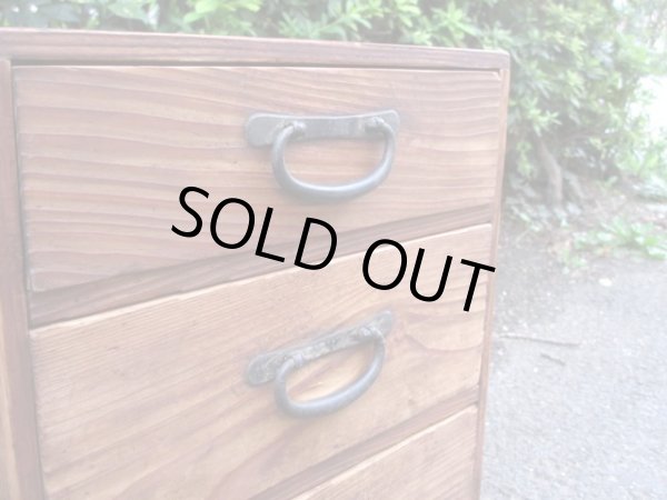 画像7: アンティーク　木味良い3杯引出し