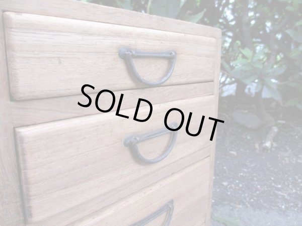 画像4: アンティーク 桐材の4杯小引出し