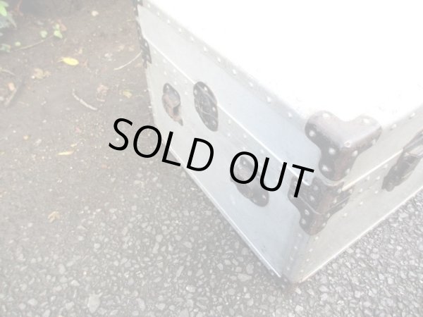 画像8: アンティーク ジュラルミン製トランク