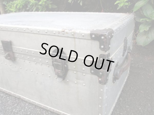 画像6: アンティーク ジュラルミン製トランク