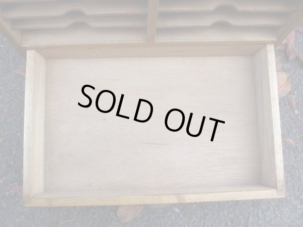 画像7: アンティーク 木味良い レターケース カルテ書類棚