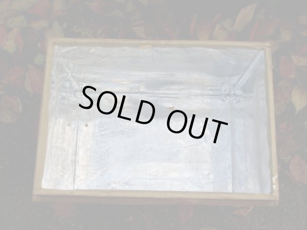 画像9: アンティーク 木味良い 茶箱 サイドテーブル収納