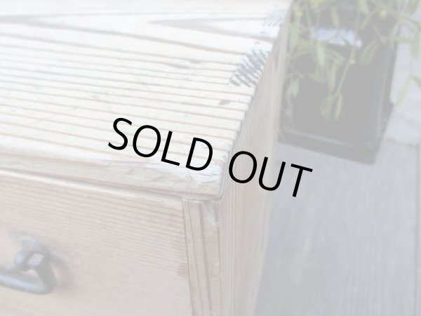 画像10: アンティーク 3杯引出し 箪笥