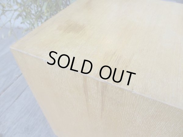 画像8: ヴィンテージ 明るい木味の7杯小引出し A4