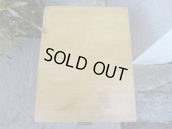 画像5: ヴィンテージ 明るい木味の7杯小引出し A4