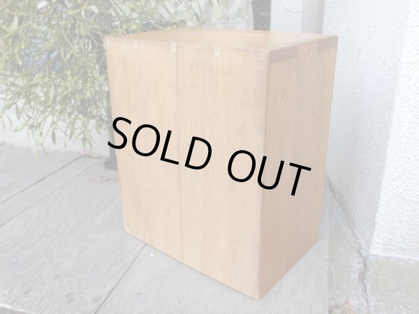 画像5: アンティーク 明るい木味のラワン材 3杯小引出し