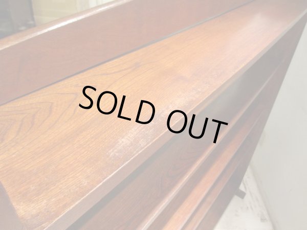 画像7: アンティーク 横長の楔本棚