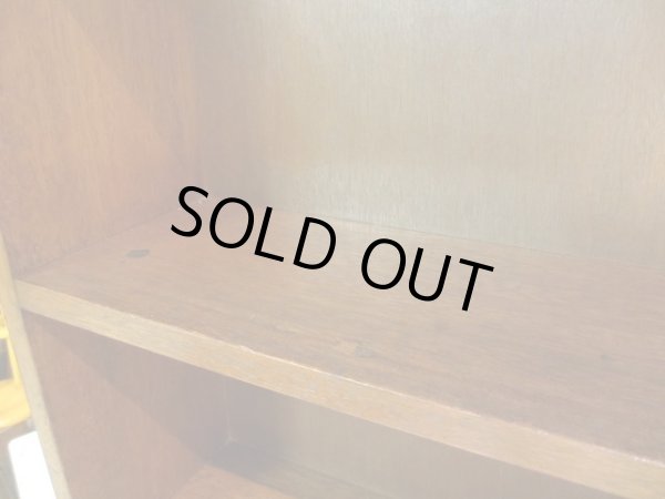 画像6: ラワン無垢材のヴィンテージ本棚 ブックシェルフ