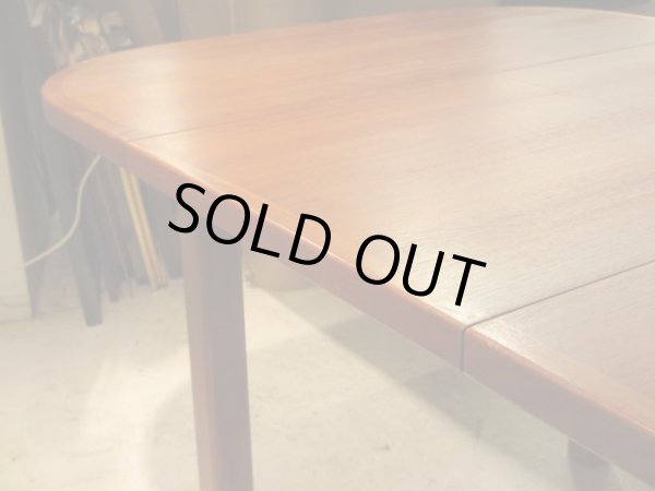 画像7: 北欧デザイン チーク材のエクステンションテーブル