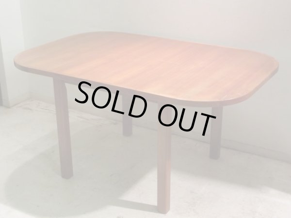 画像2: 北欧デザイン チーク材のエクステンションテーブル