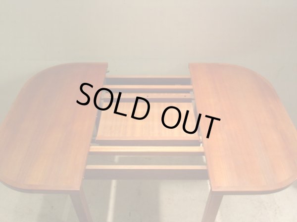 画像4: 北欧デザイン チーク材のエクステンションテーブル