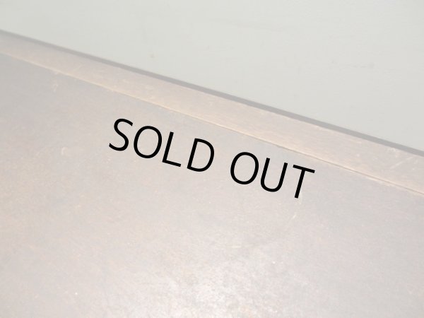 画像9: アンティーク 深い木味の天板 鉄脚テーブル 陳列台