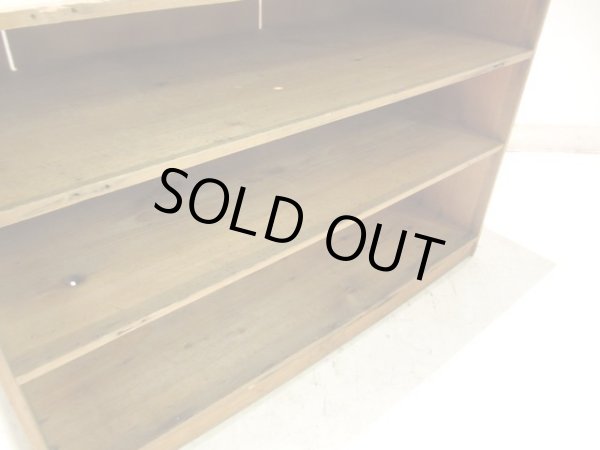 画像9: アンティーク 素朴な木味の整理棚