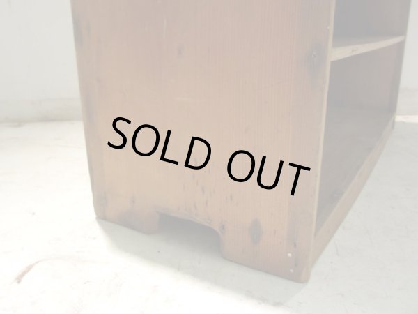 画像8: アンティーク 素朴な木味の整理棚