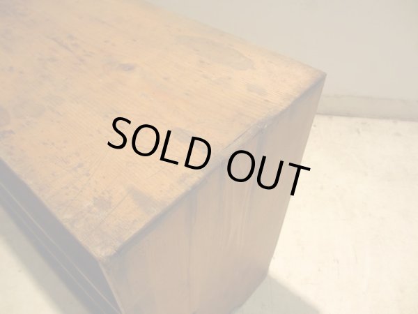 画像7: アンティーク 素朴な木味の整理棚