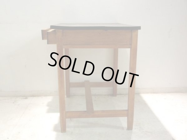 画像6: アンティーク モダンな色味の平机