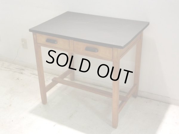 画像3: アンティーク モダンな色味の平机