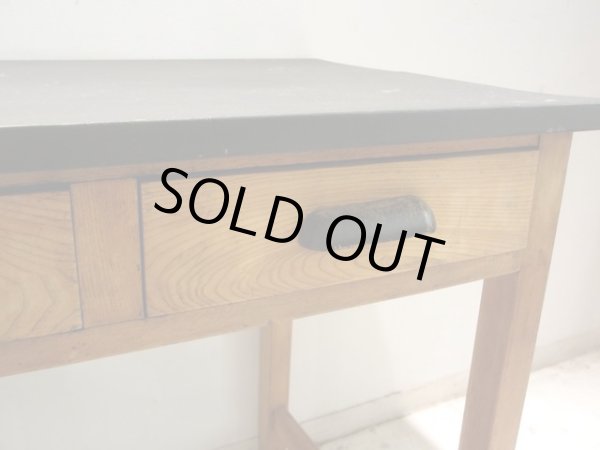 画像10: アンティーク モダンな色味の平机