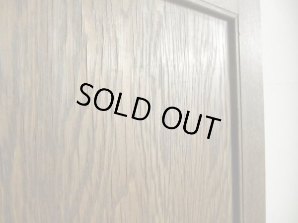 画像16: アンティーク 古い洋館のガラスキャビネット 楢無垢材