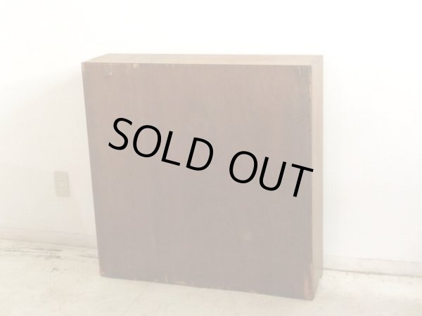 画像7: アンティーク ラワン無垢材の収納棚 (1)