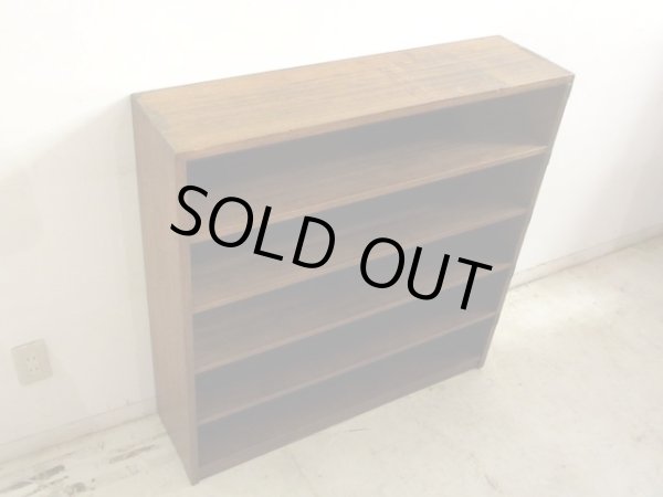 画像3: アンティーク ラワン無垢材の収納棚 (1)