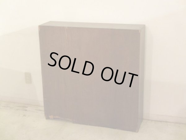 画像12: アンティーク ラワン無垢材の収納棚 (2)