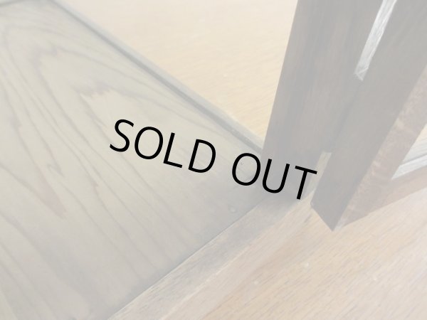 画像13: アンティーク 楢無垢材の5面ガラス卓上ショーケース