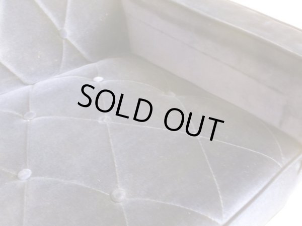 画像8: レトロモダンなネイビーの3人掛けソファ 3P