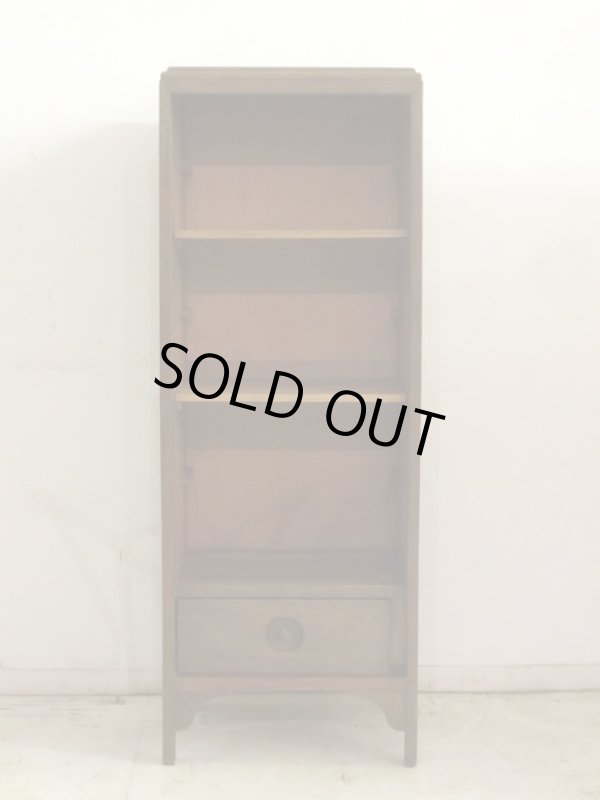 画像4: ヴィンテージ オーク無垢材の飾り棚